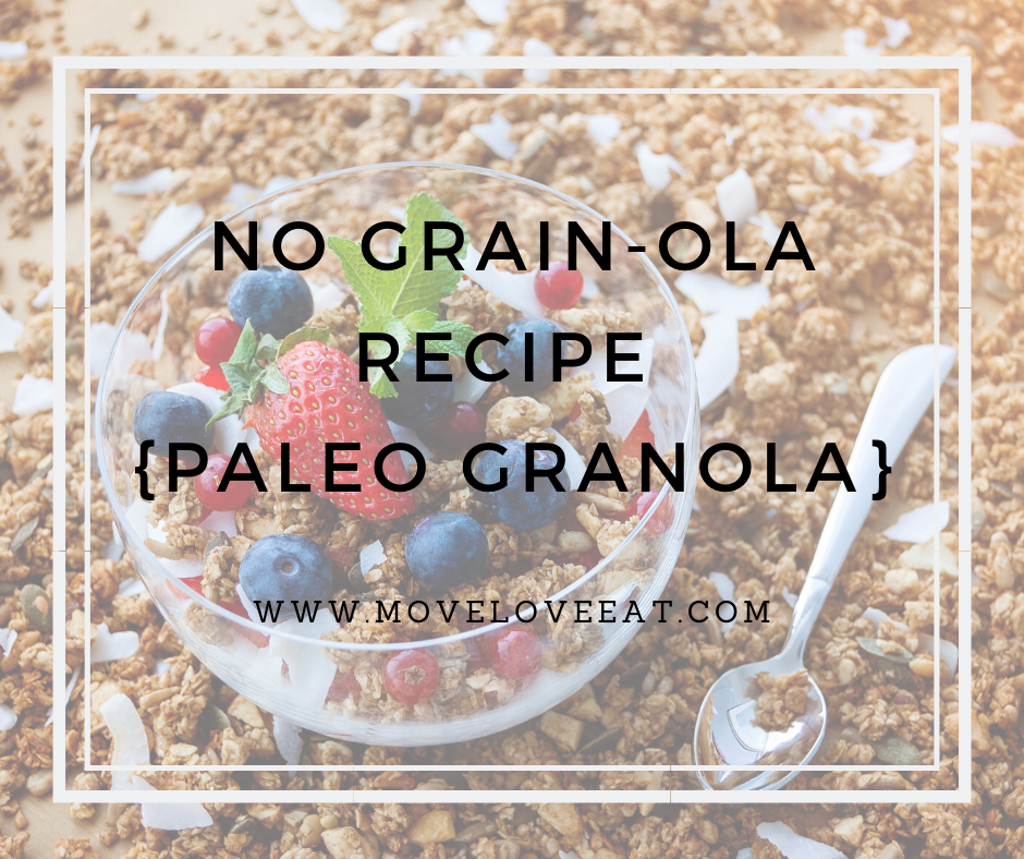 No Grain-ola Recipe – Paleo Granola