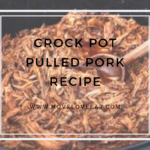 Crock Pot Pulled Pork Recipe