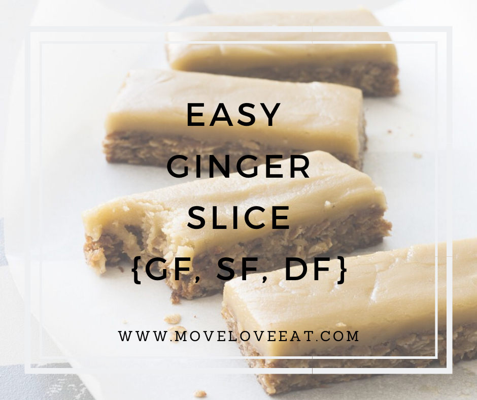 Easy Ginger Slice {GF, SF, DF}