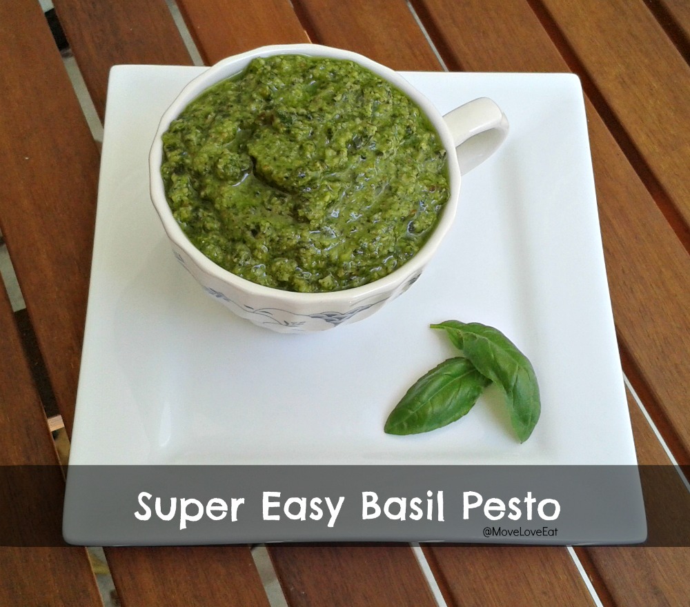 Easy Basil Pesto Recipe - Move Love Eat