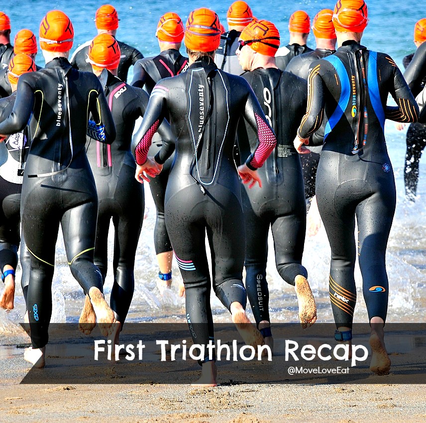 First Triathlon Recap - Kinloch Sprint Triathlon - Move Love Eat
