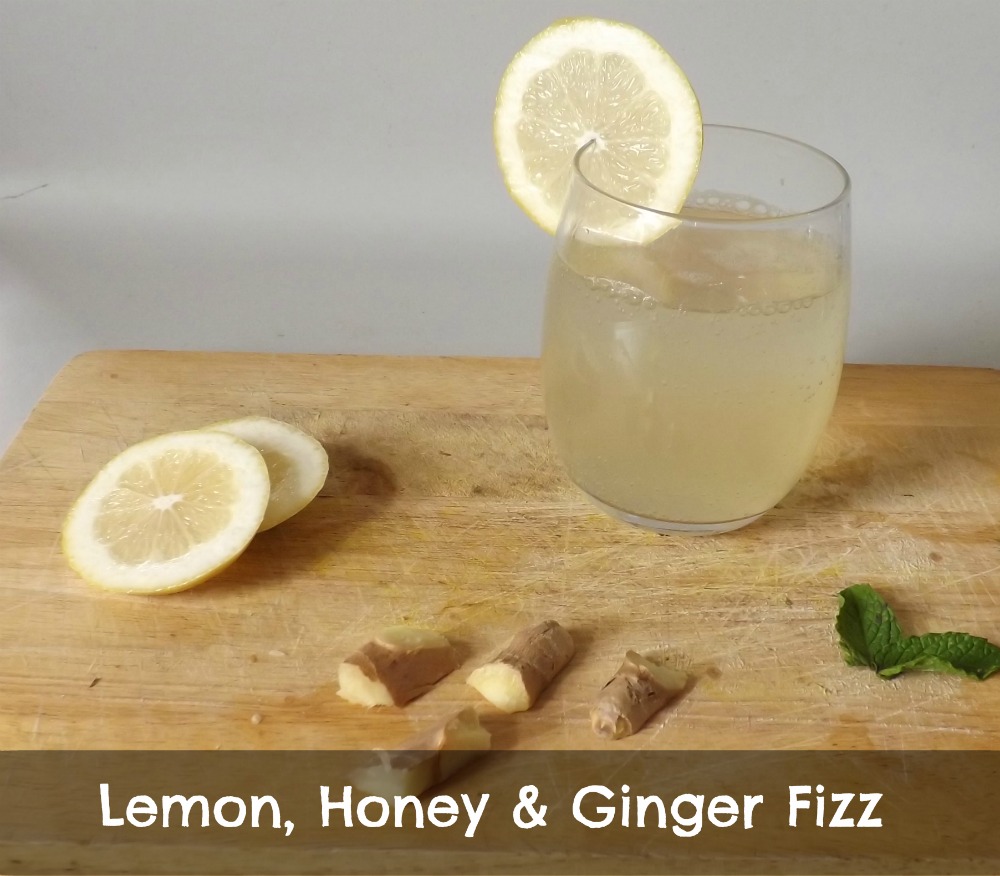 Lemon, Honey & Ginger Fizz. Move Love Eat Blog
