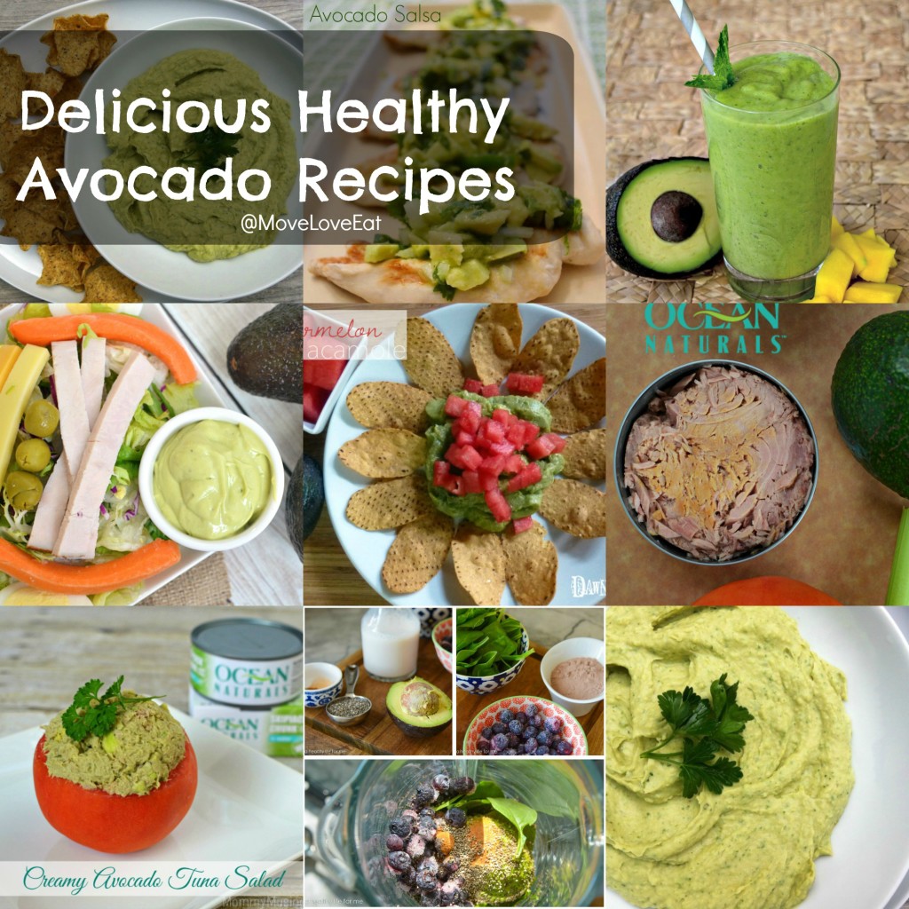 healthy avocado recipe round up