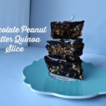 Chocolate Peanut Butter Quinoa Slice MLE