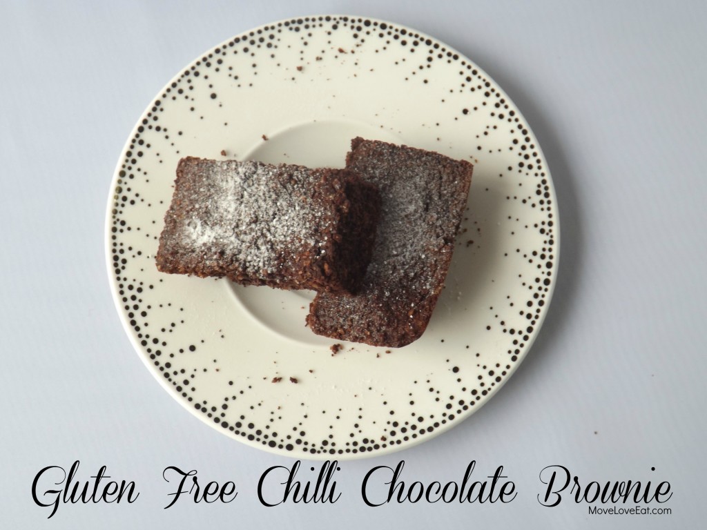 Gluten Free Chilli Chocolate Brownie - Move Love Eat