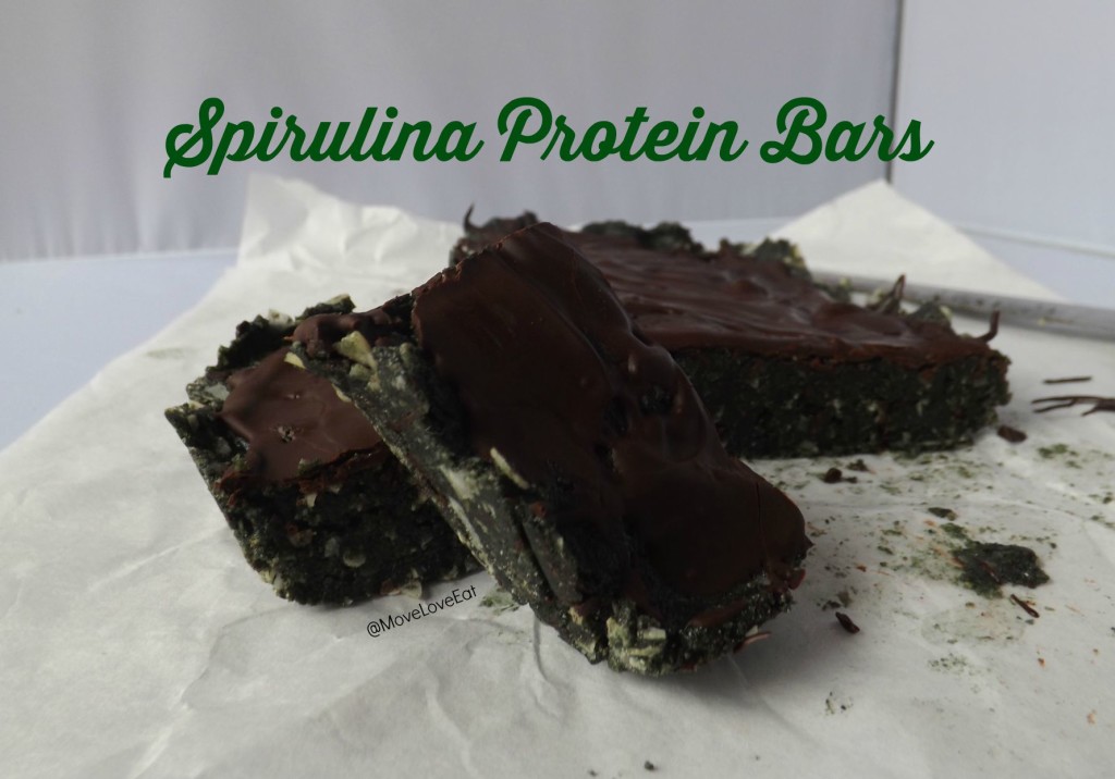 Spirulina Protein Bars - Move Love Eat