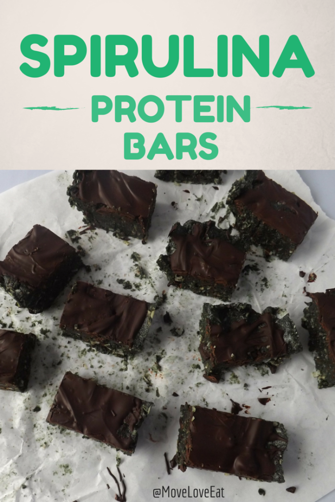 Spirulina Protein Bars - Move Love Eat