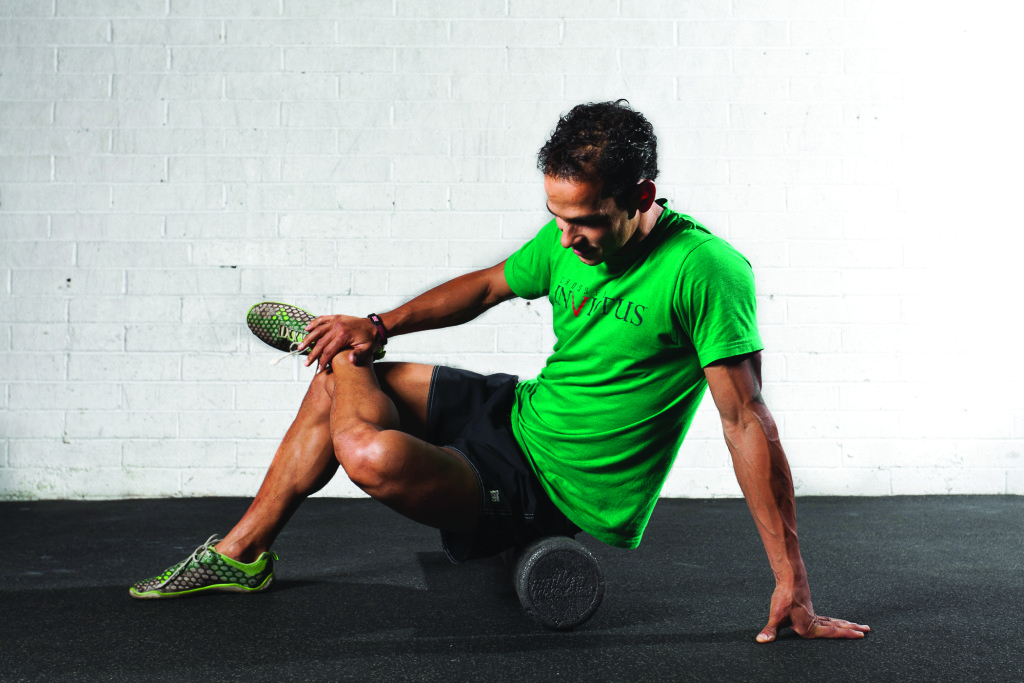 Maximising post workout recovery - foam rolling