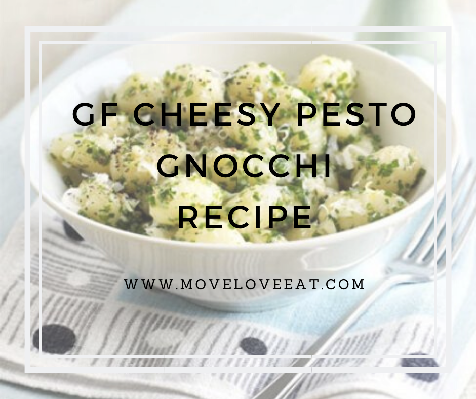 Gluten Free Cheesy Pesto Gnocchi