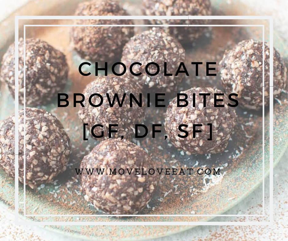 Chocolate Brownie Bites [GF, DF, SF]