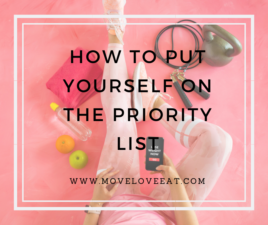 How to put yourself on your priority list [Especially for those who are always busy!]