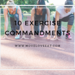 10 exercise commandments