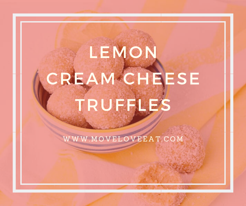 Lemon Creamcheese Truffles [No Bake Snacks]