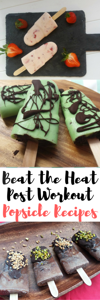 Beat the heat - 3 post workout popsicle recipes