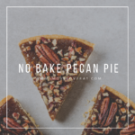 no bake pecan pie