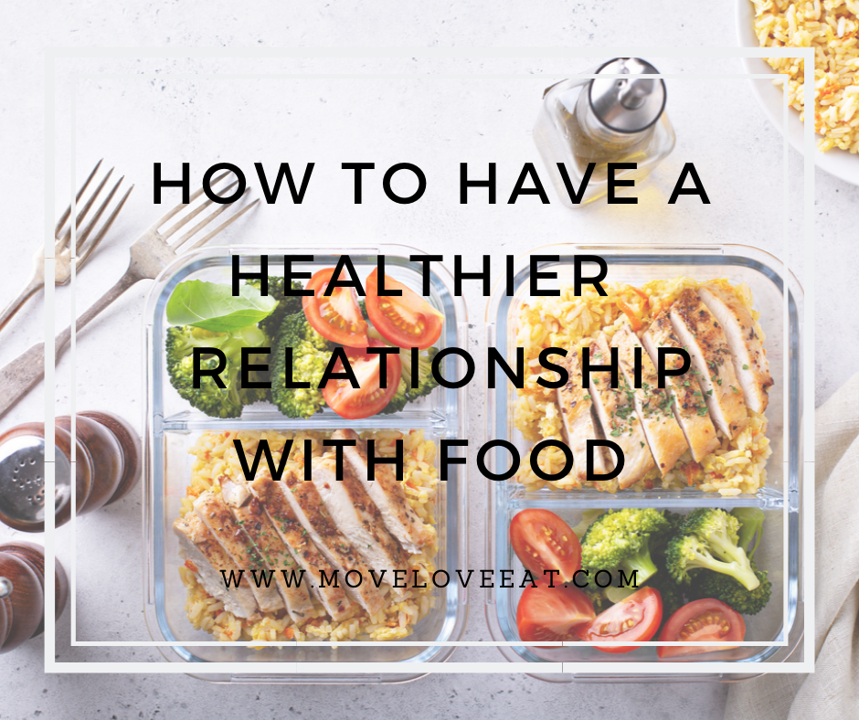 How to easily have a healthier relationship with food….