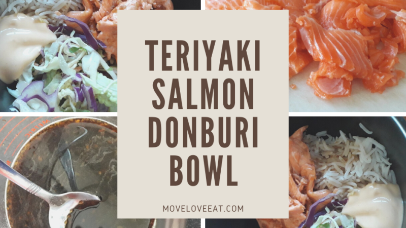 Teriyaki Salmon Donburi Bowl