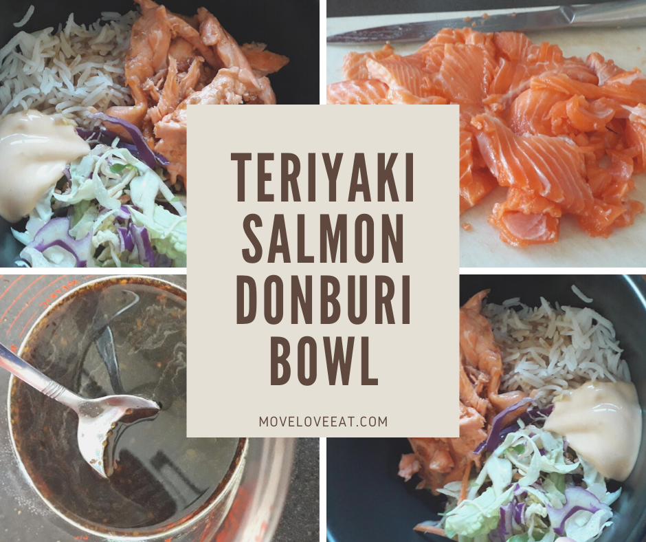 Teriyaki Salmon Donburi Bowl