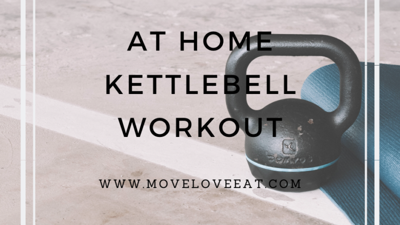 At home Kettlebell workout