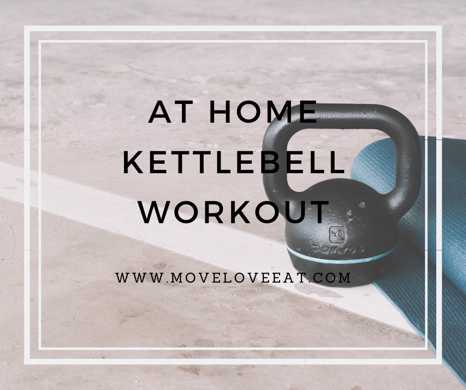 At home Kettlebell workout