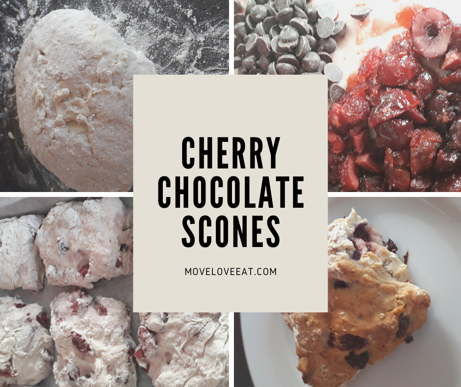 Cherry Chocolate Scones